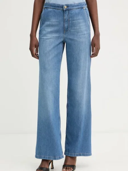 IBlues jeansy wide leg NINABLUE niebieskie