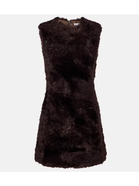 Sukienka Acne Studios brązowa