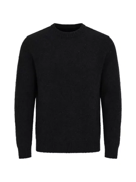 Pulover Filippo De Laurentiis tricotate cu decolteu rotund negru