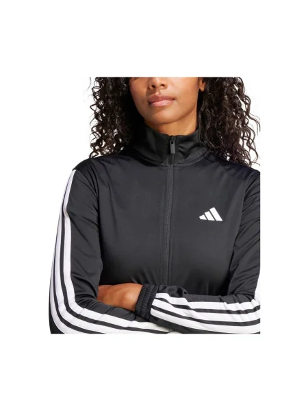 Pruhovaná mikina Adidas Sportswear čierna