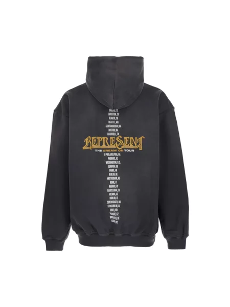 Bluza z kapturem Represent z kapturem szara