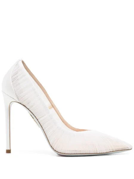 Pantofi cu toc Aquazzura alb
