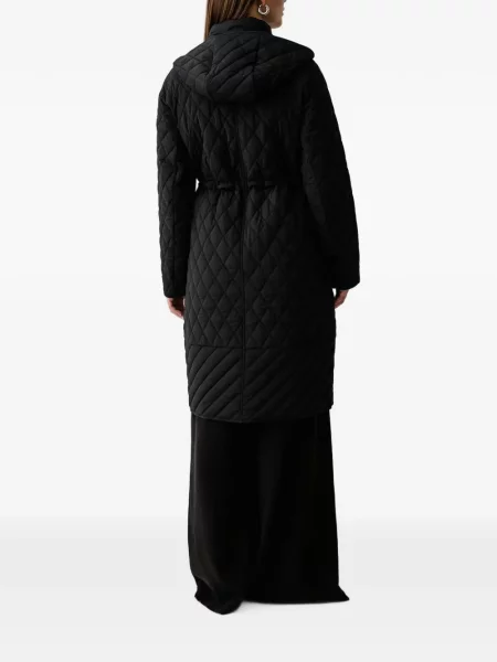 Palton Trussardi cu glugă negru