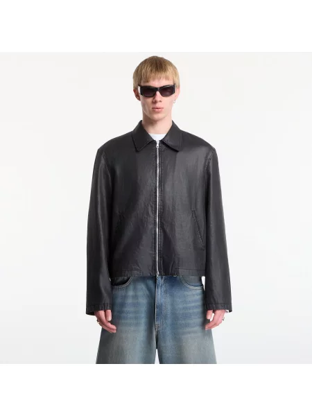 Jachetă OUR LEGACY Mini Jacket Worker Lacquer Black Mirror Tencel 54 negru