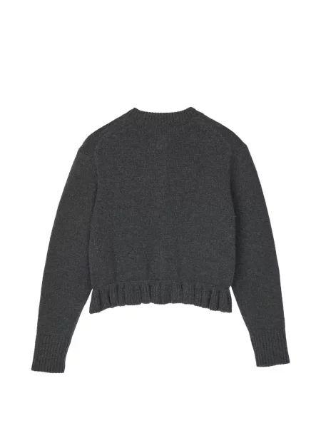 Cardigan Cecilie Bahnsen cu volane gri