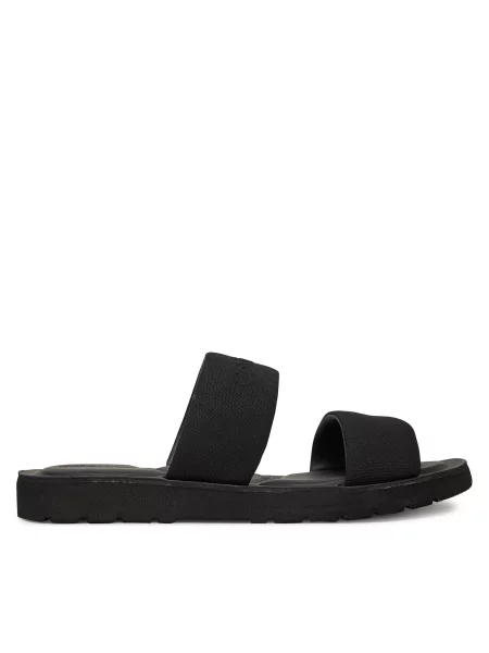 Sandali Calvin Klein Double Strap Cv Logo črna
