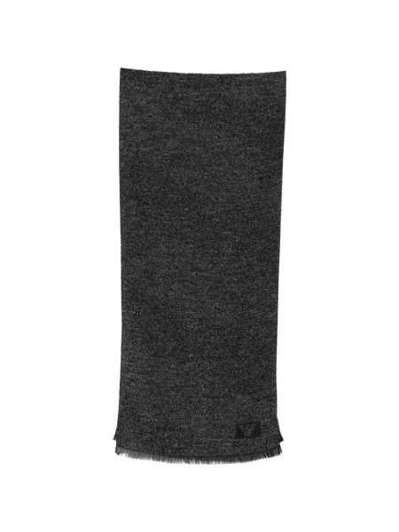 Fular Emporio Armani cu autograf negru