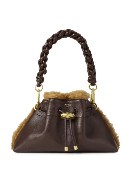 Geantă Jimmy Choo maro