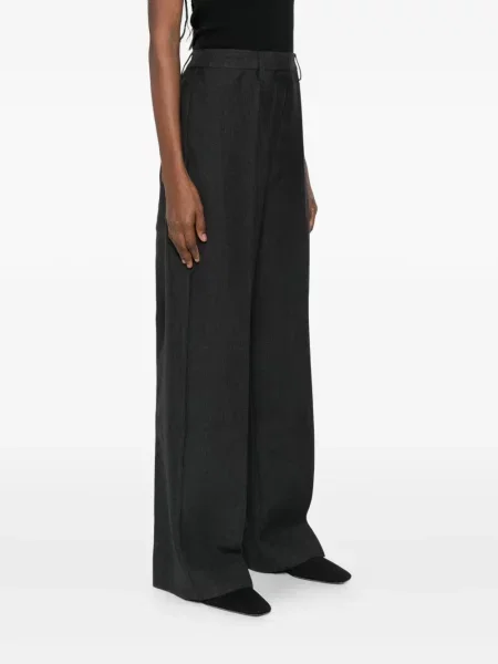 Pantaloni Herskind plisate gri
