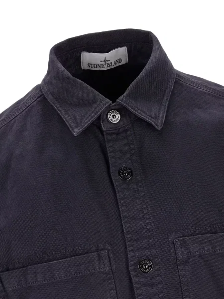 Πουκάμισο Stone Island πέτρες μπλε