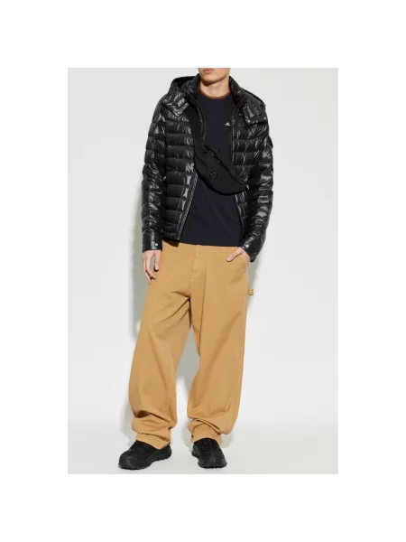 Spodnie cargo Moncler brązowe