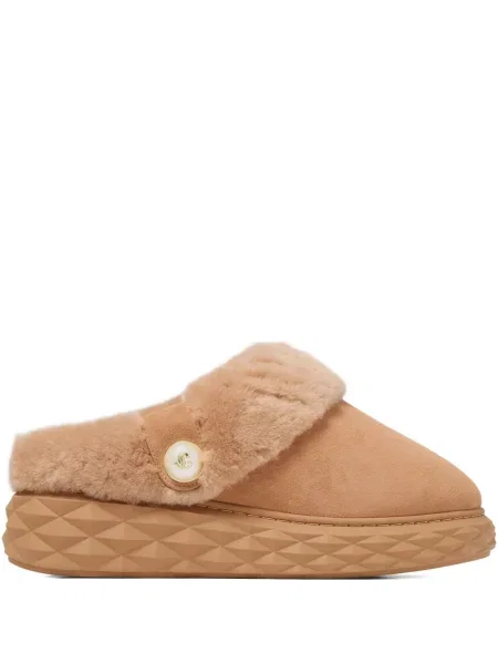 Maxi bačkory Jimmy Choo hnědé