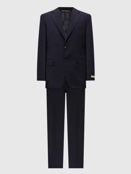 Костюм з вовни Canali синій