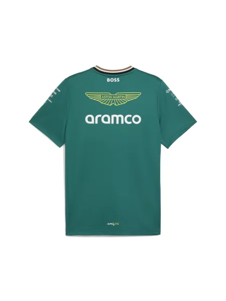 Replika koszulki drużynowej PUMA x ASTON MARTIN ARAMCO Odzież Lux S zielony