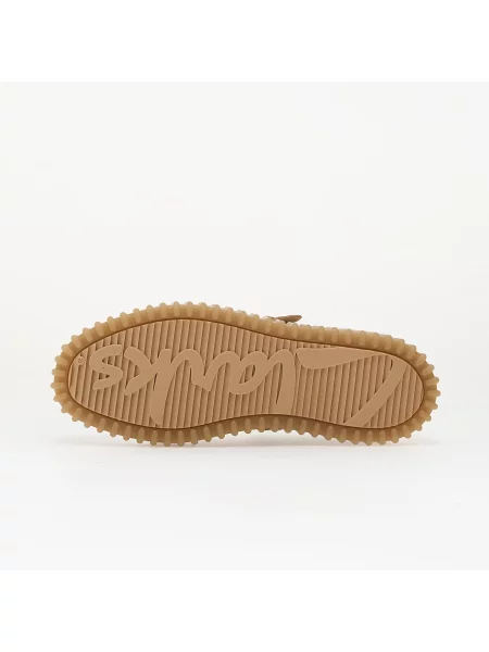 Kožené baleríny Clarks béžové