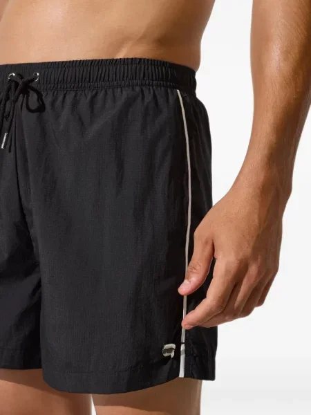 Scurt slip de baie Karl Lagerfeld negru