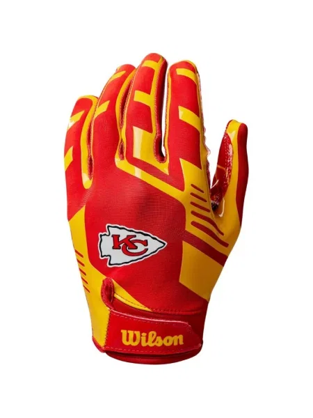 Elastyczne rękawice dla dzieci Kansas City Chiefs białe
