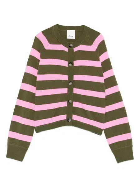 Cardigan Allude cu dungi verde