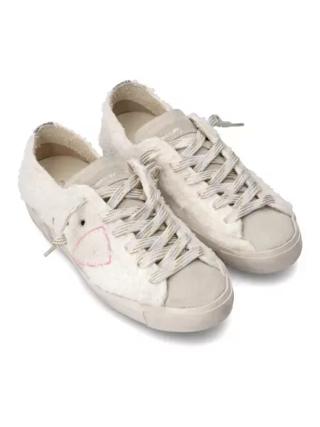 Buty do tenisa Philippe Model zamszowe do tenisa białe