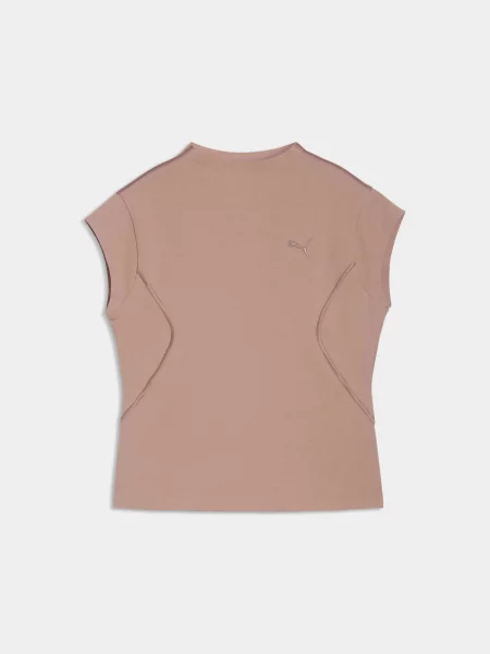 Спортивна майка PUMA Tech Sense Drycell Tee комбінований верх бежевий