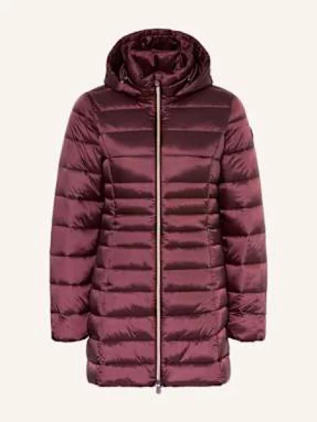 Save The Duck Płaszcz Pikowany Reese Z Odpinanym Kapturem rot czerwony