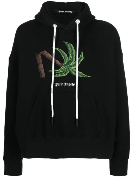 Hanorac cu glugă Palm Angels negru