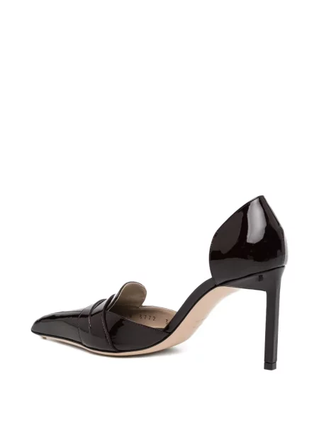 Pantofi cu toc Tom Ford cu vârf ascuţit maro