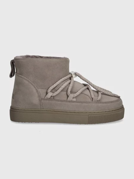 Inuikii śniegowce zamszowe Classic Low szary