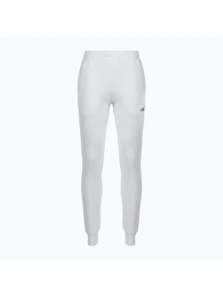 Pantaloni albi Ellesse pentru femei Hallouli Jog alb