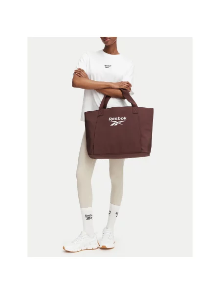 Kabelka Reebok Tmavo hnedá