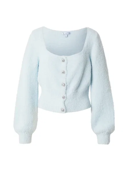 GUESS Geacă tricotată MYKO deschis albastru
