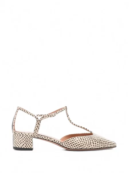 Pantofi cu toc Aquazzura cu imagine cu model piele de șarpe