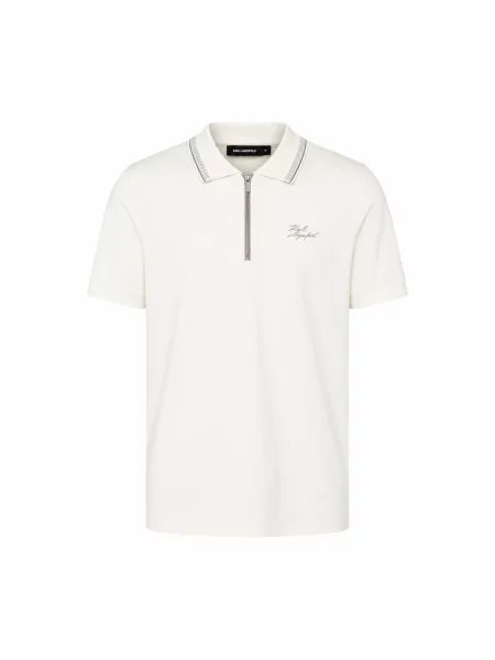 Koszulka polo Karl Lagerfeld biała