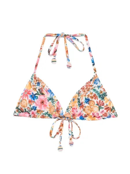 Bikini Farm Rio cu model floral alb