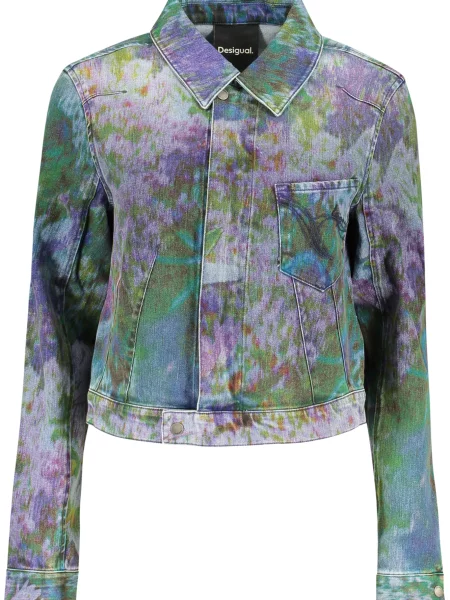 Kurtka jeansowa Desigual niebieska