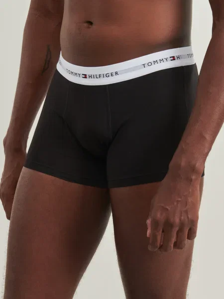 Boxerky Tommy Hilfiger Trunk 3 páry black/black/black/black/black biela