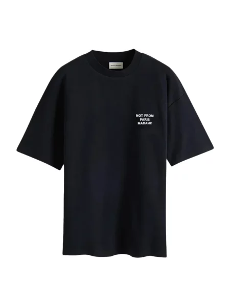 Drôle de Monsieur t-shirt Le T-Shirt Slogan z nadrukiem czarny