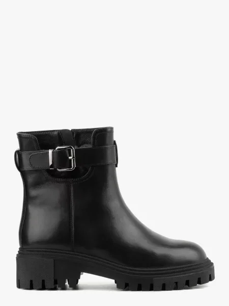 Кожаные ботинки Leberdes черные