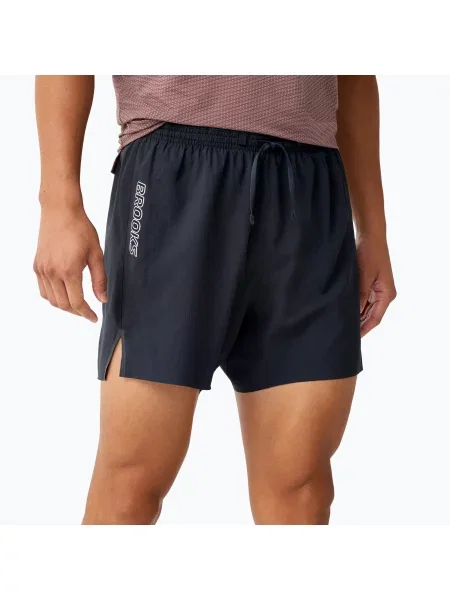 Pantaloni scurți de alergare pentru bărbați Brooks Cascadia Short black negru