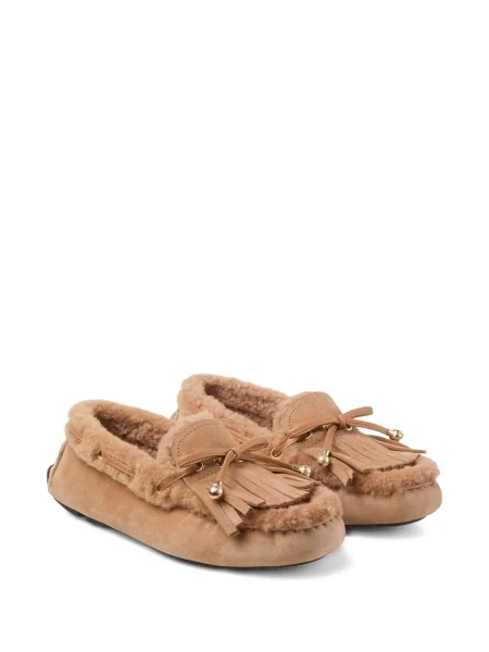 Pantofi loafer Jimmy Choo maro