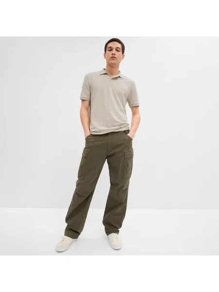 T-shirt GAP Logo Pique Polo Moonstone S