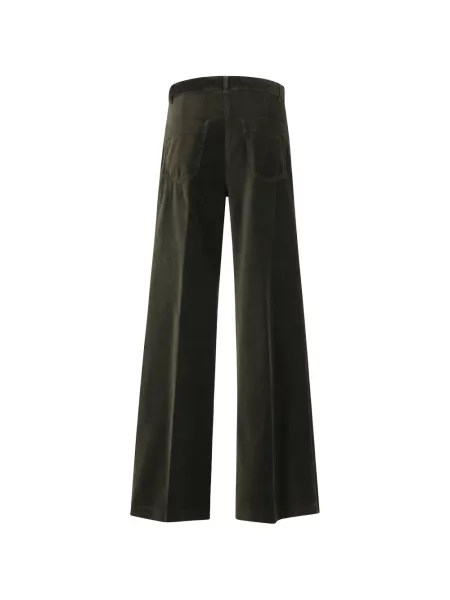 Pantaloni Aspesi de catifea verde
