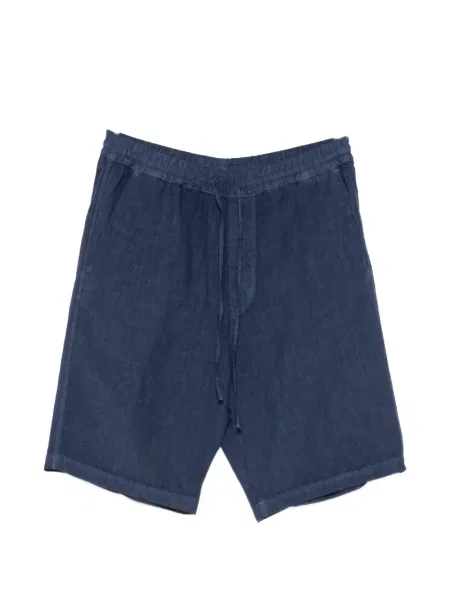 Pantaloni scurți 120% Lino cu cordon albastru