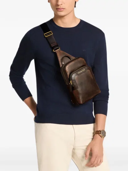 Geantă Michael Kors din piele maro