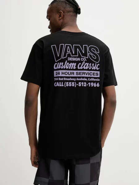 Kratka majica Vans črna