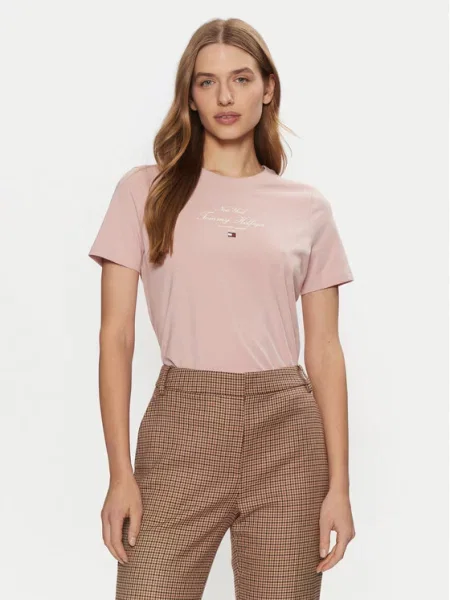 Tommy Hilfiger Marškinėliai rožinė