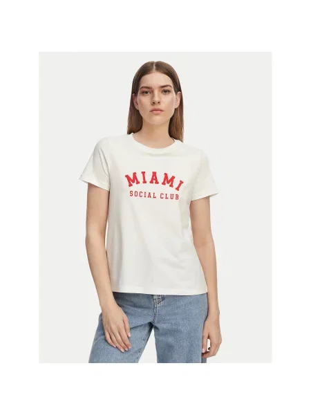 Vero Moda Póló Jida Regular Fit fehér