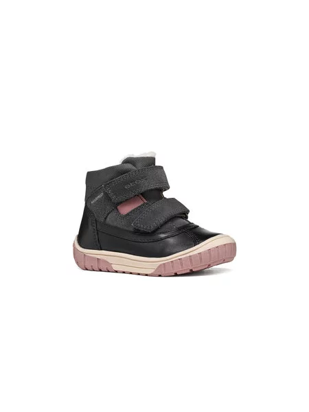 Zimske čizme Geox B Omar Girl Wpf S crna