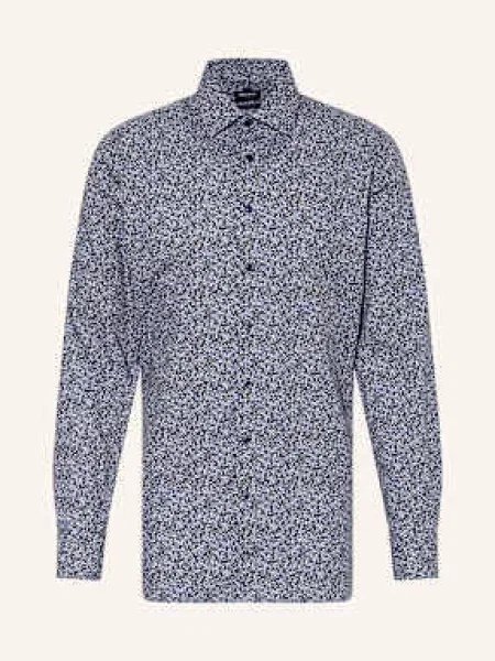 Olymp Koszula Luxor Modern Fit blau biała