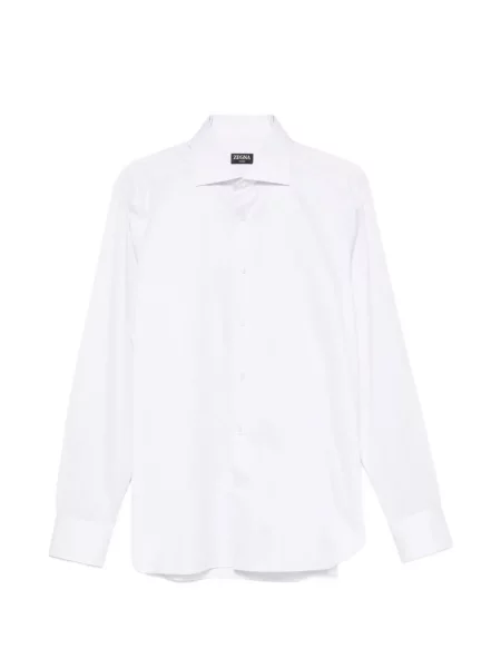Gulerat cămașă Zegna alb